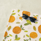 Kute peach Fruit Patroon Strandlaken (In situ)