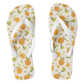 Kute peach Fruit Patroon Teenslippers (Voetbed)