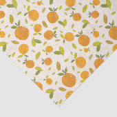 Kute peach Fruit Patroon Tissuepapier (Detail)