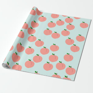 Kute peach-omslagpapier cadeaupapier
