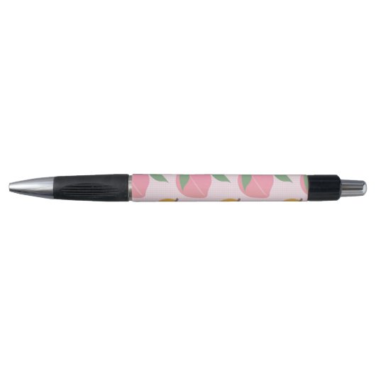 Kute Peach Oranje Fruit Pattern Roze Pen (Voorkant)