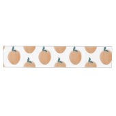 Kute peach Sinaasappel Fruit Hand getekend Medium Tafelloper (Horizontaal)