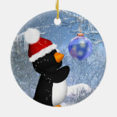 Kute Penguin Tree Ornament - Kerstversiering (Achterkant)