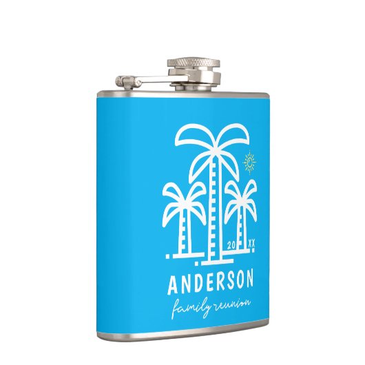 Kute Personalized Beach Family Reunion Heupfles (Rechts)