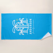 Kute Personalized Beach Family Reunion Strandlaken (Voorkant)