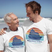 Kute Personalized Cruise Family Trip Sunset T-shirt