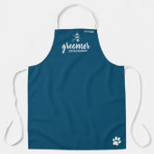 Kute Personalized Pet Groomer Extraordinaire Schort (Voorkant)