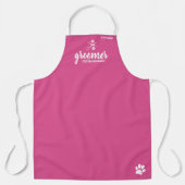 Kute Personalized Pet Groomer Extraordinaire Schort (Voorkant)