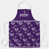 Kute Personalized Pet Groomer Extraordinaire Schort (Voorkant)