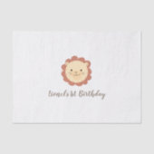 Kute Personated Little Lion Tissue Paper Tissuepapier (Voorkant)