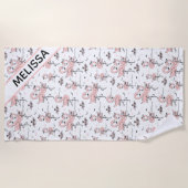 Kute persoonlijke handdoeken voor gevlochten en kr (Voorkant)