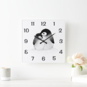 Kute persoonlijke Penguins Home Decor Wall klok (Huis)