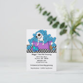 Kute Pet Grooming Business and Appointment Card Afsprakenkaartje (Staand voorkant)