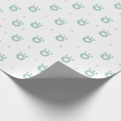 Kute Pet Paws met hart | Kinder verpakkingspapier Cadeaupapier (Hoek)