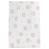 Kute Pet Paws met hart - Kinderen van 12 september Medium Cadeauzakje (Achterkant)