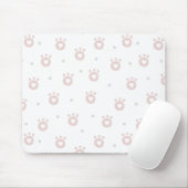 Kute Pet Paws met hart | Mousepad Muismat (Met muis)