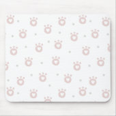 Kute Pet Paws met hart | Mousepad Muismat (Voorkant)