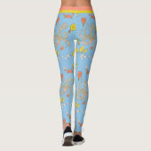 Kute pickleball (kleine tegelgrootte) leggings (Achterkant)