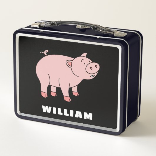 Kute pig - Aangepaste Naam van de Douane terug naa (Achterkant)