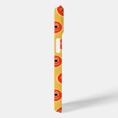 Kute pixelvol oranje monstergezicht werpt kussen Case-Mate iPhone case (Achterkant / Rechts)