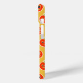 Kute pixelvol oranje monstergezicht werpt kussen Case-Mate iPhone case (Achterkant / Links)