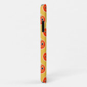 Kute pixelvol oranje monstergezicht werpt kussen Case-Mate iPhone case (Achterkant/rechts)