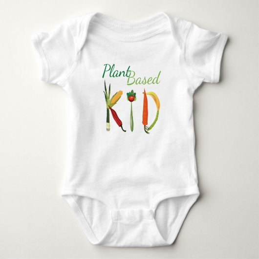 Kute plant-kind bodysuit! romper (Voorkant)