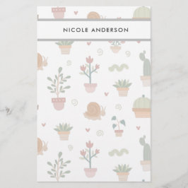 Kute Planten en Succulenten Briefpapier