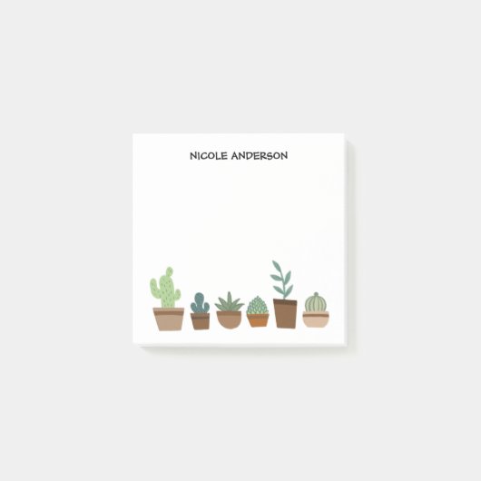 Kute Planten en Succulenten Post-it® Notes (Voorkant)