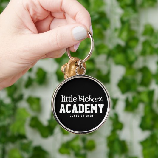 Kute Playful Child Soccer Academy Class of 20XX Sleutelhanger (Hand)