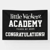 Kute Playful Child Soccer Academy Class of 20XX Spandoek (Horizontaal)