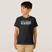 Kute Playful Child Soccer Academy Class of 20XX T-shirt (Voorkant volledig)