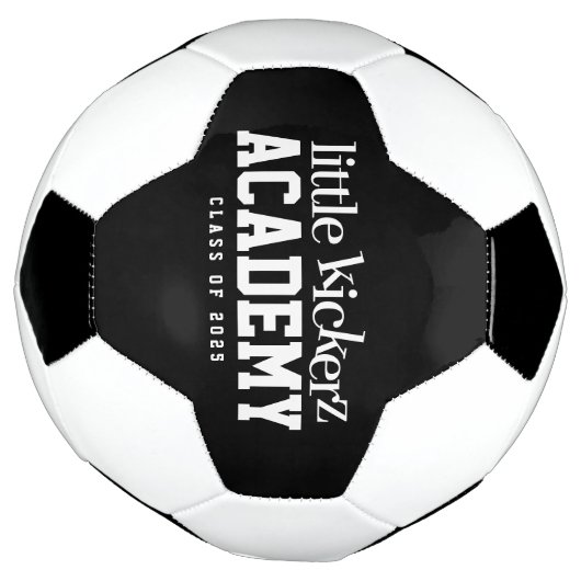 Kute Playful Child Soccer Academy Class of 20XX Voetbal (Gedraaid)