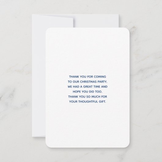 Kute polaire beren in kerstontwerp voor kerstmis i bedankkaart (Achterkant)