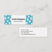 Kute Polar-beren in Santa Hats-kerstpatroon Mini Visitekaartje (Voorkant / Achterkant)