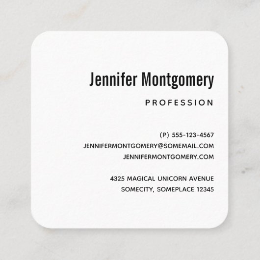 Kute Polar-beren in Santa Hats-kerstpatroon Vierkante Visitekaartje (Achterkant)