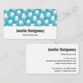 Kute Polar-beren in Santa Hats-kerstpatroon Visitekaartje (Voorkant / Achterkant)