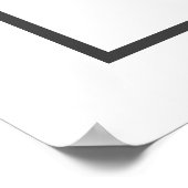 Kute polka dot Paaseieren met florale poep Poster (Hoek)