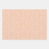 Kute Polka Dot Soft Color Pastel Minimal Inpakpapier Vel (Voorkant 2)