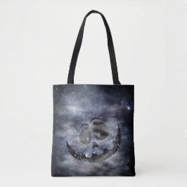Kute pompoen kant 1 Sinister Halloween Side 2 Tote Bag