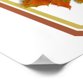 Kute pompoenen in valleien poster (Hoek)