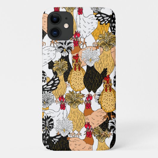 Kute Poolse kippen en kippen Case-Mate iPhone Case (Achterkant)