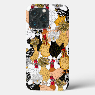 Kute Poolse kippen en kippen Case-Mate iPhone Case