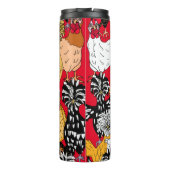 Kute Poolse kippen en kippen Thermosbeker (Achterkant)