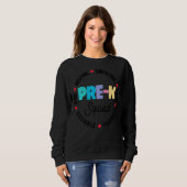 Kute pre-k Squad School Admin appreciatie terug na Trui (Voorkant volledig)