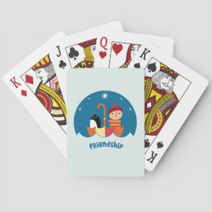 Kute Pre School K verliest en vond vriendschap Pokerkaarten