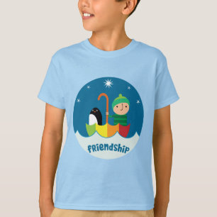 Kute Pre School K verliest en vond vriendschap T-shirt