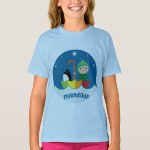 Kute Pre School K verliest en vond vriendschap T-shirt