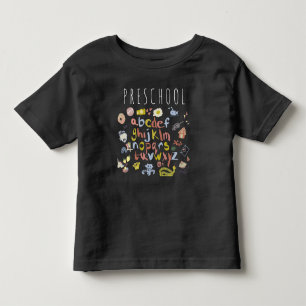Kute Preschool Terug naar School Doodles Kinder Shirts