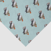 Kute Puffins-weefselpapier Tissuepapier (Detail)